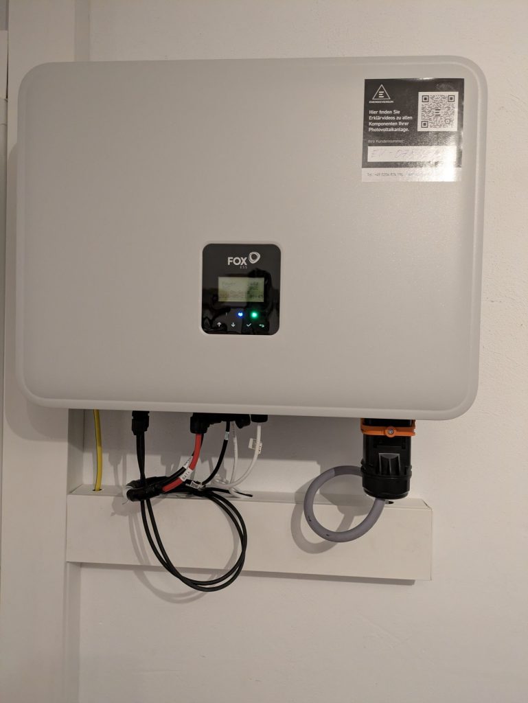 Realisiertes PV-Projekt: Wechselrichter